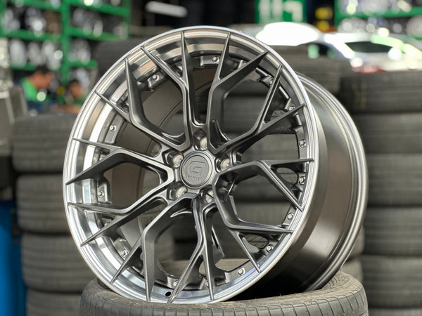 New 20x8.5 ET30 20x10 ET40 G Forged GF09 (4 wheel) 5x112 Matt Gunmetal