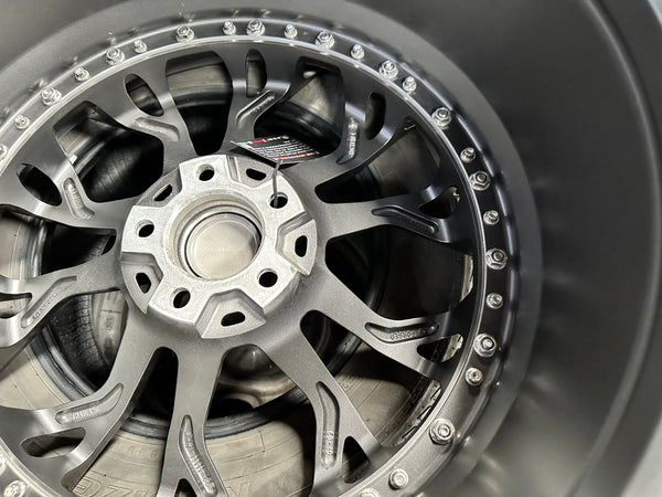 New 20x8.5 ET30 20x10 ET40 G Forged GF09 (4 wheel) 5x112 Matt Gunmetal