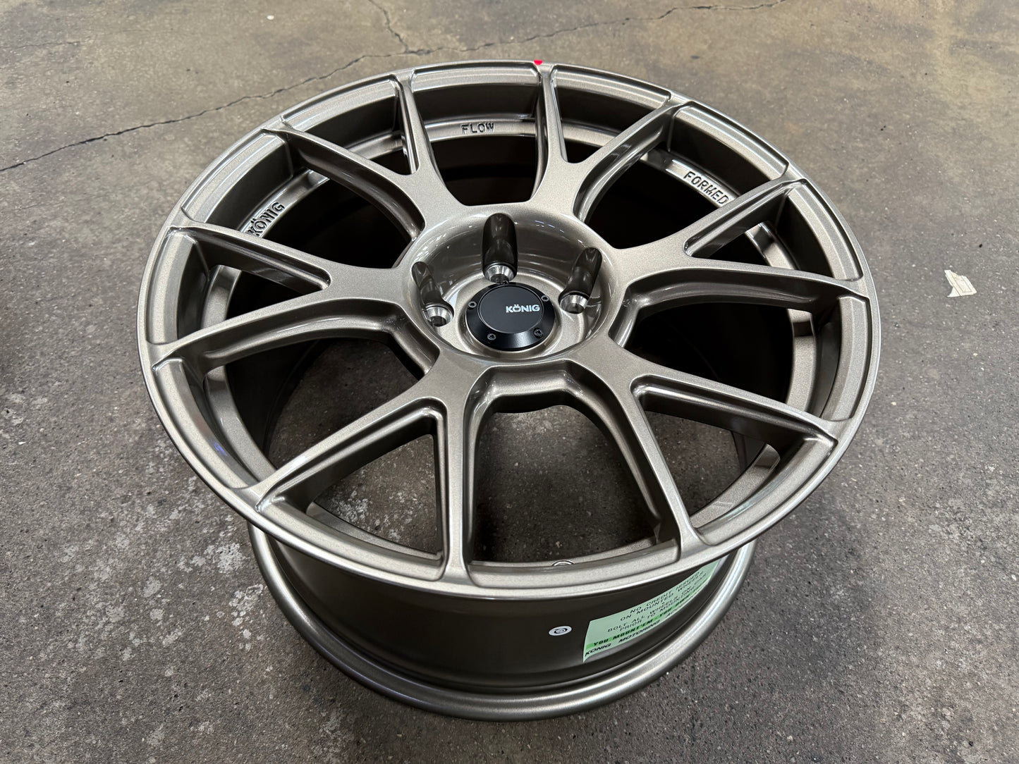 New 18x8.5 ET35 18x9.5 ET35 Konig Ampliform (4 wheels) Bronze 5X120