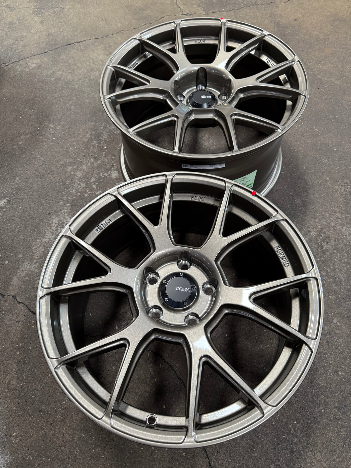 New 18x8.5 ET35 18x9.5 ET35 Konig Ampliform (4 wheels) Bronze 5X120