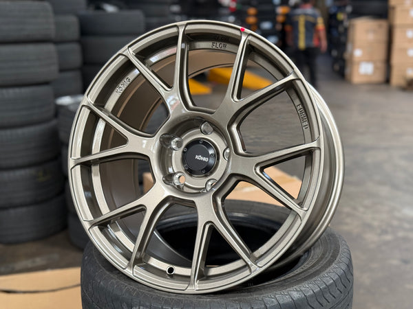 New 18x8.5 ET35 18x9.5 ET35 Konig Ampliform (4 wheels) Bronze 5X120