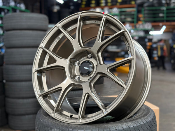 New 18x8.5 ET35 18x9.5 ET35 Konig Ampliform (4 wheels) Bronze 5X120