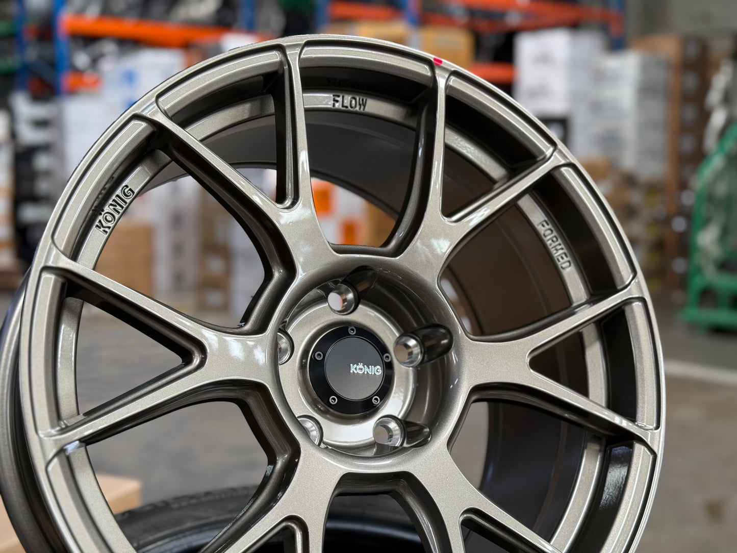 New 18x8.5 ET35 18x9.5 ET35 Konig Ampliform (4 wheels) Bronze 5X120