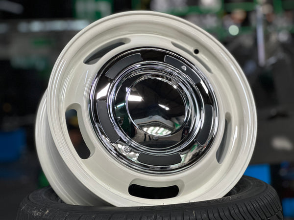 New 15 Dean Cross Jimny Rim (5 wheel) White 5X139.7 (5 ps)