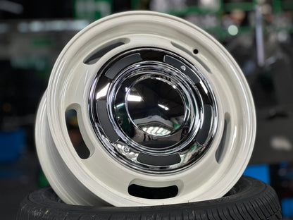 New 15 Dean Cross Jimny Rim (5 wheel) White 5X139.7 (5 ps)
