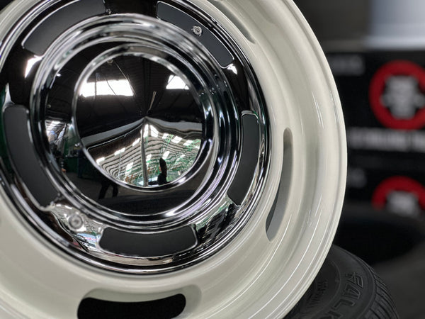 New 15 Dean Cross Jimny Rim (5 wheel) White 5X139.7 (5 ps)