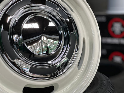 New 15 Dean Cross Jimny Rim (5 wheel) White 5X139.7 (5 ps)