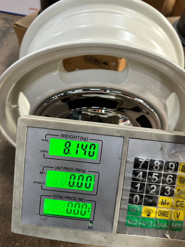 New 15 Dean Cross Jimny Rim (5 wheel) White 5X139.7 (5 ps)