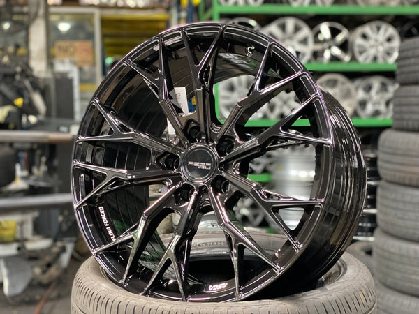 New 18X8.5 ET43 18X9.5 ET43 Asga ARF10 (4 wheel) Black 5X114.3