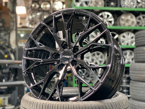 New 18X8.5 ET43 18X9.5 ET43 Asga ARF10 (4 wheel) Black 5X114.3