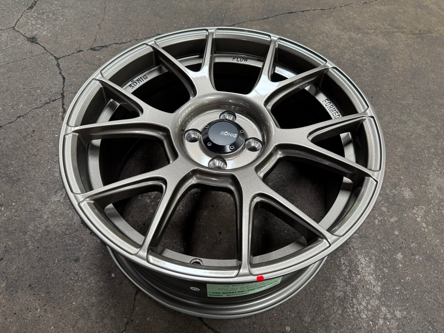 New 17x8 ET45 Konig Ampliform Rim (4 wheel) Bronze 4x100