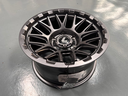 New 16X8.5 ET0 Lenso Cezar Rim (4 wheel) Gunmetal 6X139.7