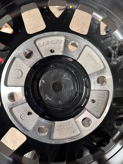 New 16X8.5 ET0 Lenso Cezar Rim (4 wheel) Gunmetal 6X139.7