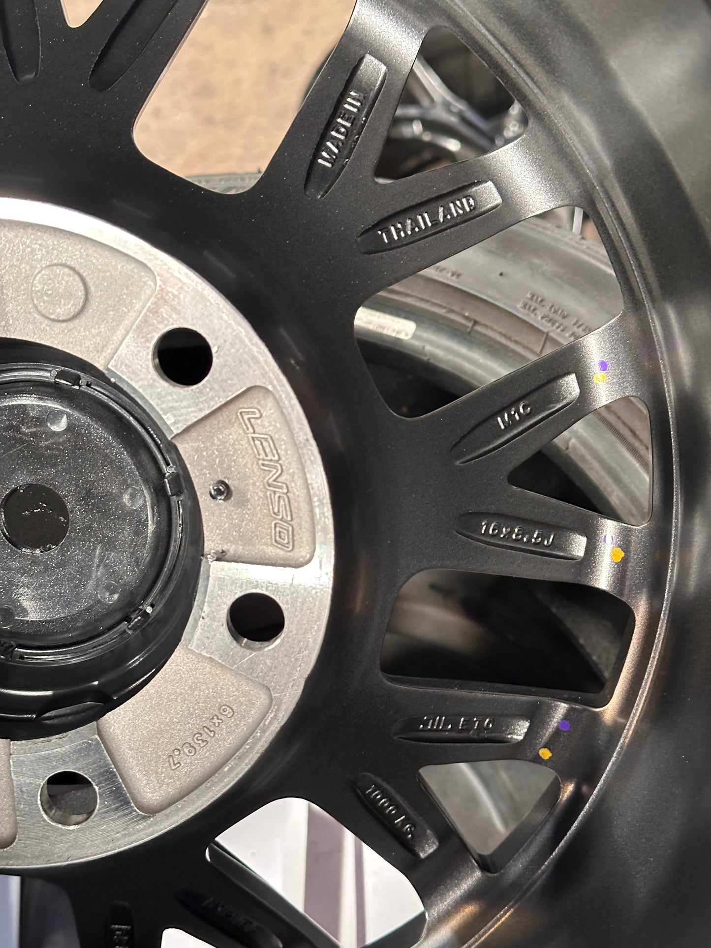 New 16X8.5 ET0 Lenso Cezar Rim (4 wheel) Gunmetal 6X139.7