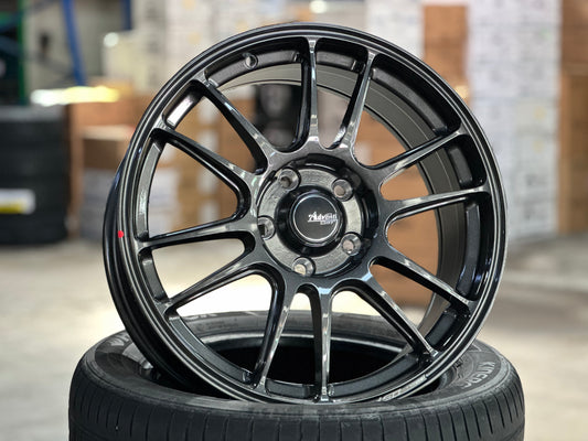 New 17x7.5J Advanti Ameros Rim (4 wheel) Gloss Gunmetal 5x114.3