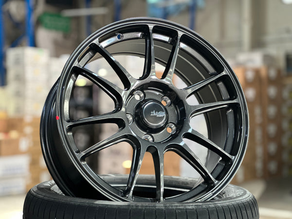 New 17x7.5J Advanti Ameros Rim (4 wheel) Gloss Gunmetal 5x114.3