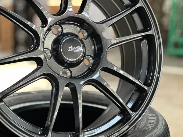 New 17x7.5J Advanti Ameros Rim (4 wheel) Gloss Gunmetal 5x114.3