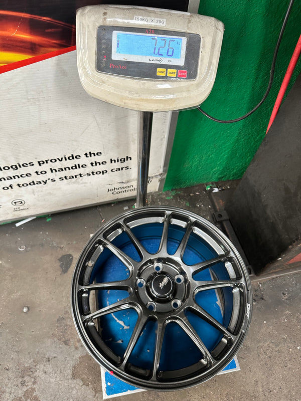 New 17x7.5J Advanti Ameros Rim (4 wheel) Gloss Gunmetal 5x114.3