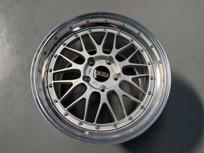 New 19x8.5 19x11 Overdrive LM Classic Forged (4 wheels) Porsche Carrera 5x130 Silver