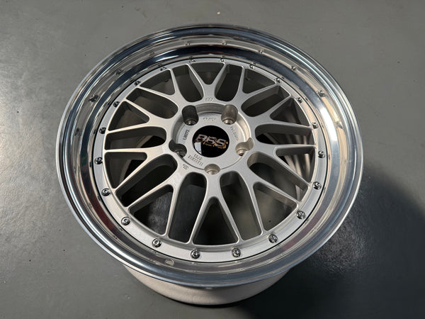 New 19x8.5 19x11 Overdrive LM Classic Forged (4 wheels) Porsche Carrera 5x130 Silver