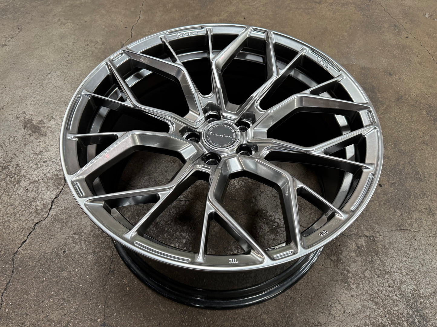 New 20x9 ET25 20x10 ET35 Brixton Forged RF10 (4 wheel) 5x112 Diamond Black