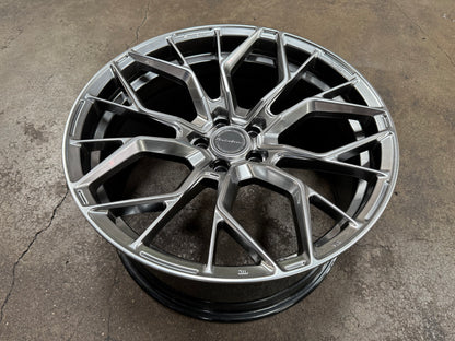 New 20x9 ET25 20x10 ET35 Brixton Forged RF10 (4 wheel) 5x112 Diamond Black