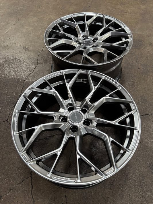 New 20x9 ET25 20x10 ET35 Brixton Forged RF10 (4 wheel) 5x112 Diamond Black