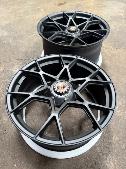 New 20x8.5 ET48 20x10.5 ET43 Overdrive Forged BF223 (4 wheel) 5x130 Matte Black