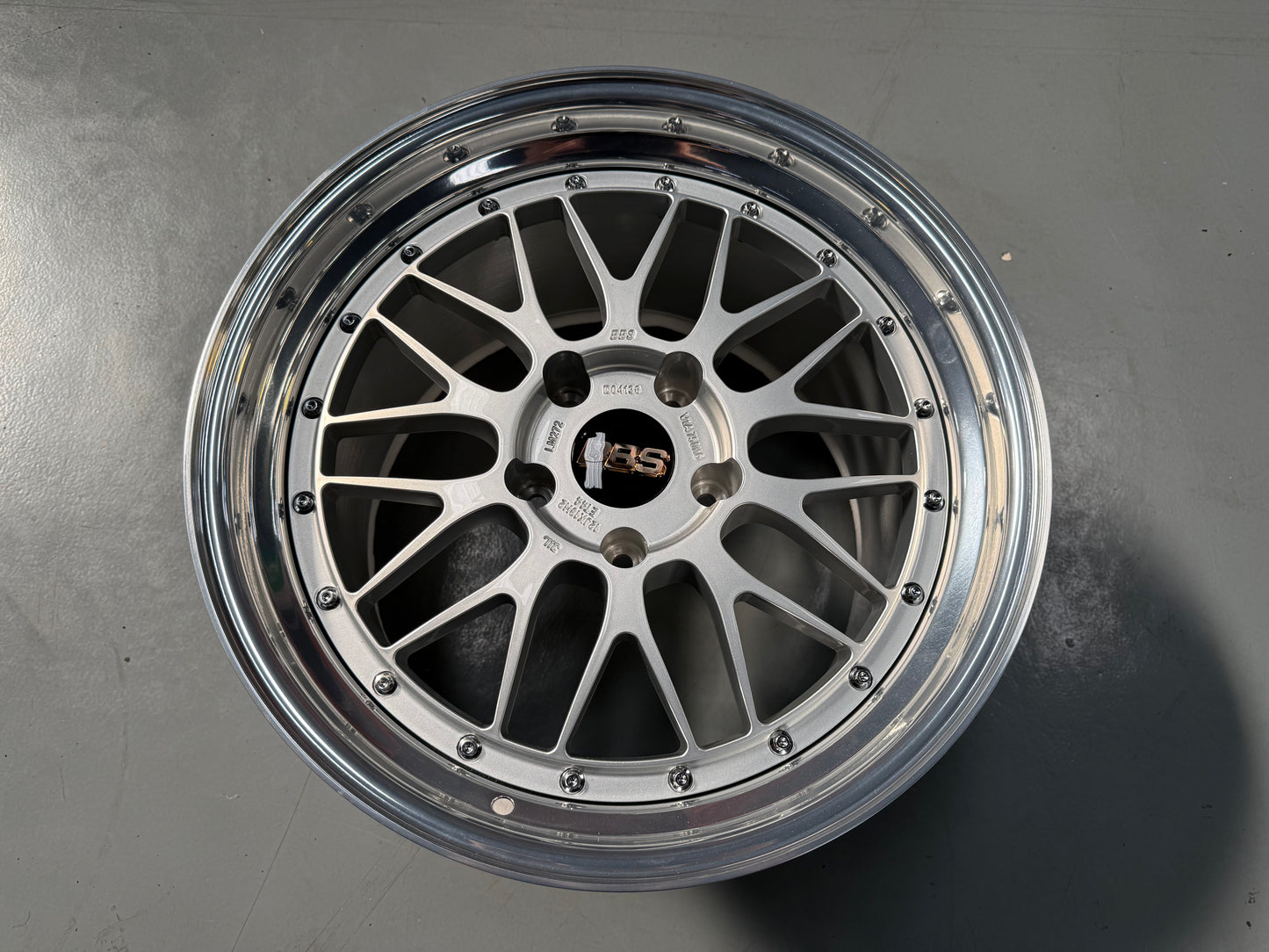 New 19x8.5 19x12 Overdrive LM Classic Forged (4 wheels) Porsche Carrera 5x130 Silver