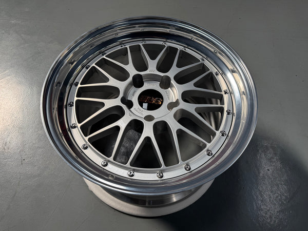 New 19x8.5 19x12 Overdrive LM Classic Forged (4 wheels) Porsche Carrera 5x130 Silver