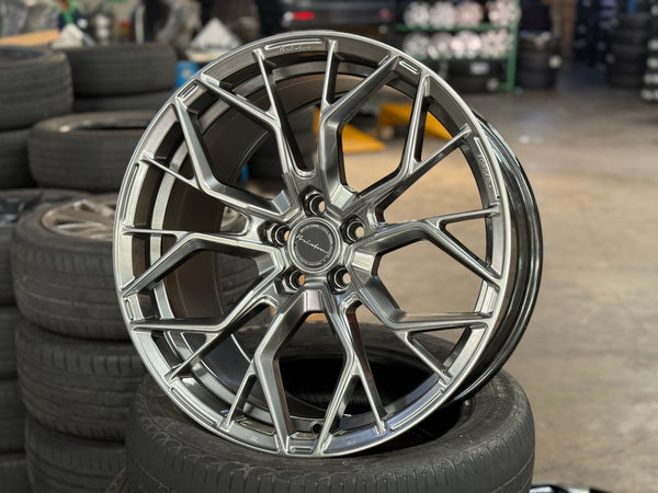 New 20x9 ET25 20x10 ET35 Brixton Forged RF10 (4 wheel) 5x112 Diamond Black
