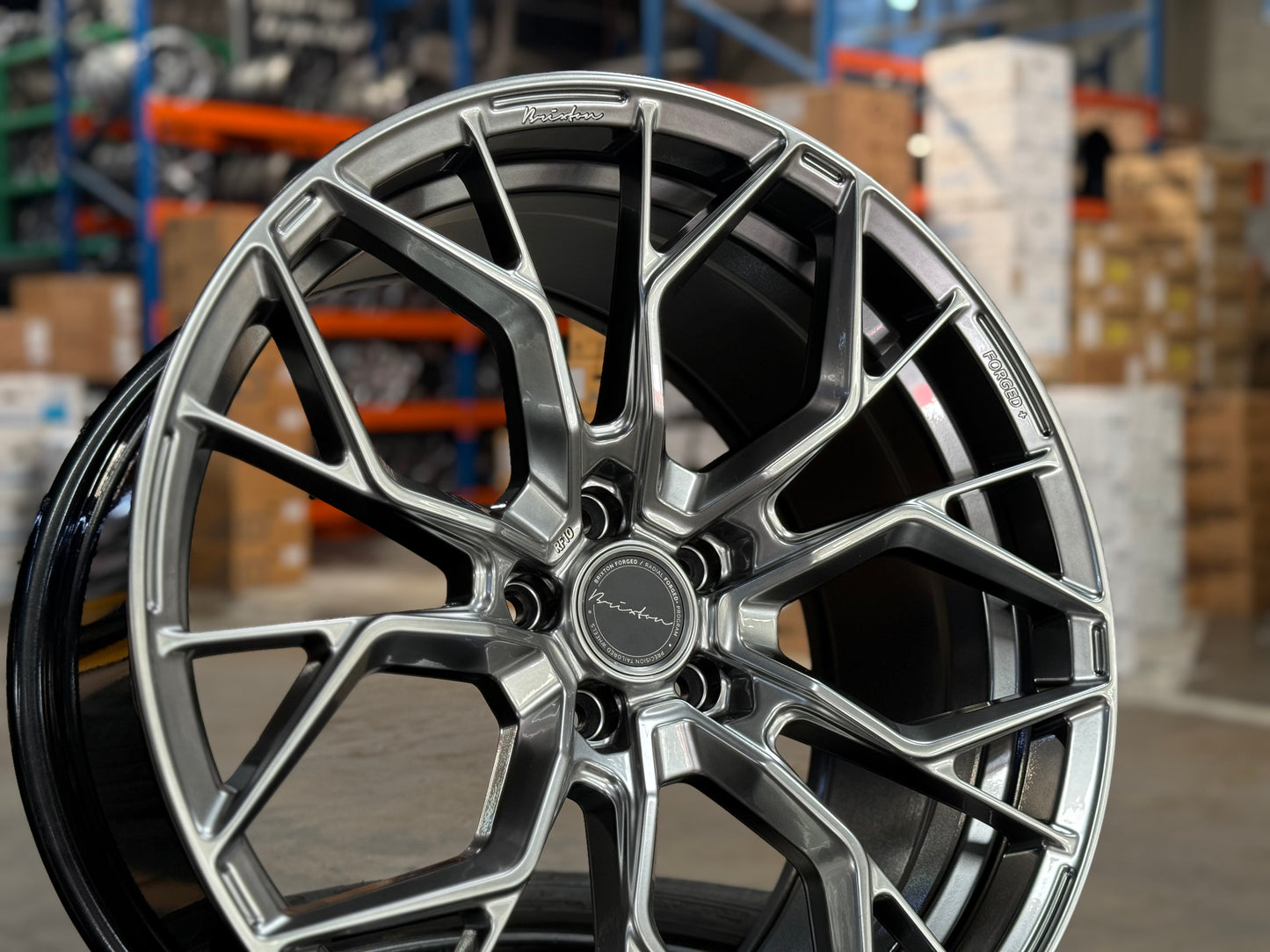 New 20x9 ET25 20x10 ET35 Brixton Forged RF10 (4 wheel) 5x112 Diamond Black