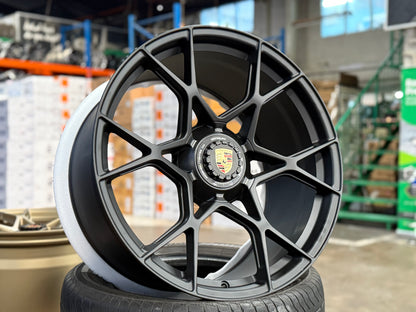 New 20x8.5 ET48 20x10.5 ET43 Overdrive Forged BF223 (4 wheel) 5x130 Matte Black