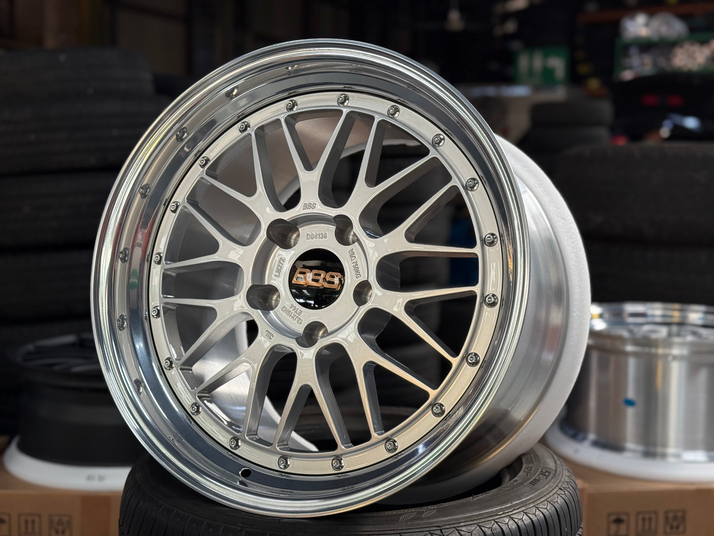 New 19x8.5 19x12 Overdrive LM Classic Forged (4 wheels) Porsche Carrera 5x130 Silver