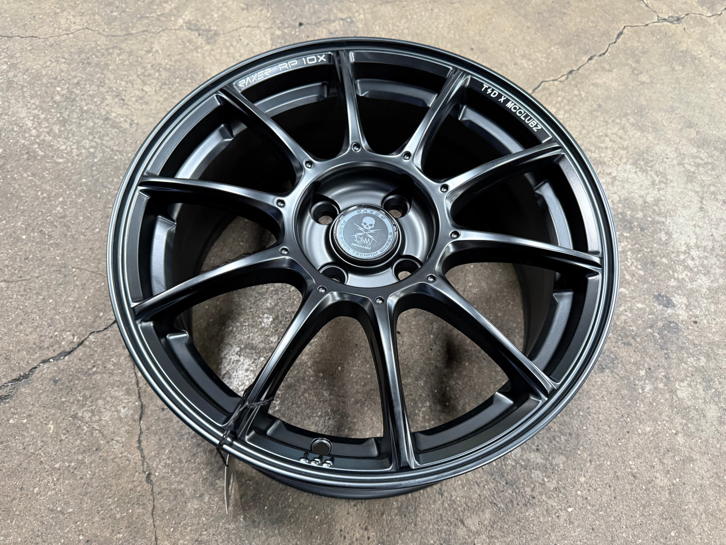 New 16x7 ET42 Raxer RP10X Rim (4 wheel) Matte Black 4x100