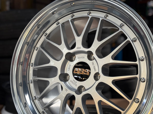 New 19x8.5 19x12 Overdrive LM Classic Forged (4 wheels) Porsche Carrera 5x130 Silver