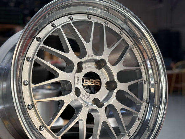 New 19x8.5 19x12 Overdrive LM Classic Forged (4 wheels) Porsche Carrera 5x130 Silver