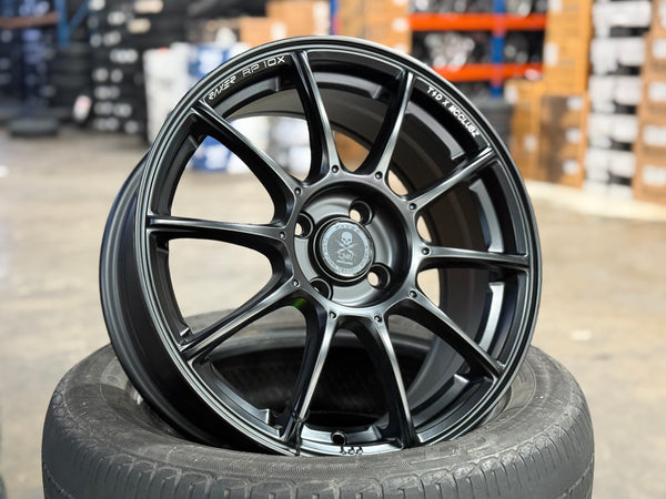 New 16x7 ET42 Raxer RP10X Rim (4 wheel) Matte Black 4x100