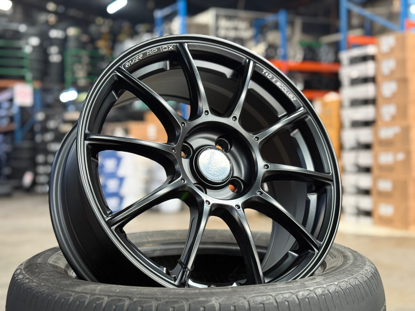New 16x7 ET42 Raxer RP10X Rim (4 wheel) Matte Black 4x100