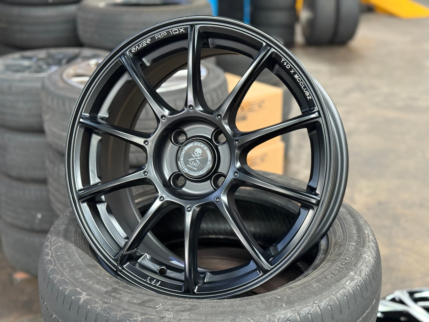New 16x7 ET42 Raxer RP10X Rim (4 wheel) Matte Black 4x100