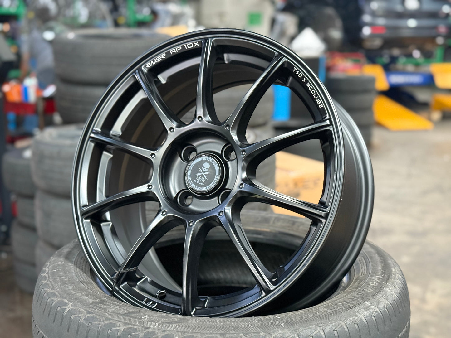 New 16x7 ET42 Raxer RP10X Rim (4 wheel) Matte Black 4x100