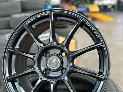New 16x7 ET42 Raxer RP10X Rim (4 wheel) Matte Black 4x100