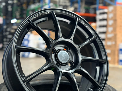 New 16x7 ET42 Raxer RP10X Rim (4 wheel) Matte Black 4x100