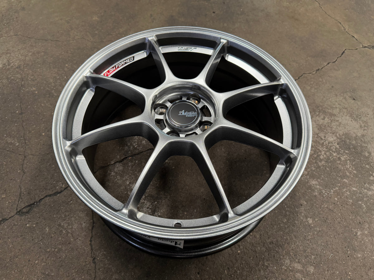 New 17X7 ET40 Advanti Blizzard Rim (4 wheel) Hyper Dark 4X100