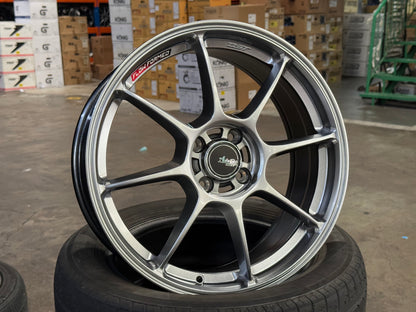New 17X7 ET40 Advanti Blizzard Rim (4 wheel) Hyper Dark 4X100