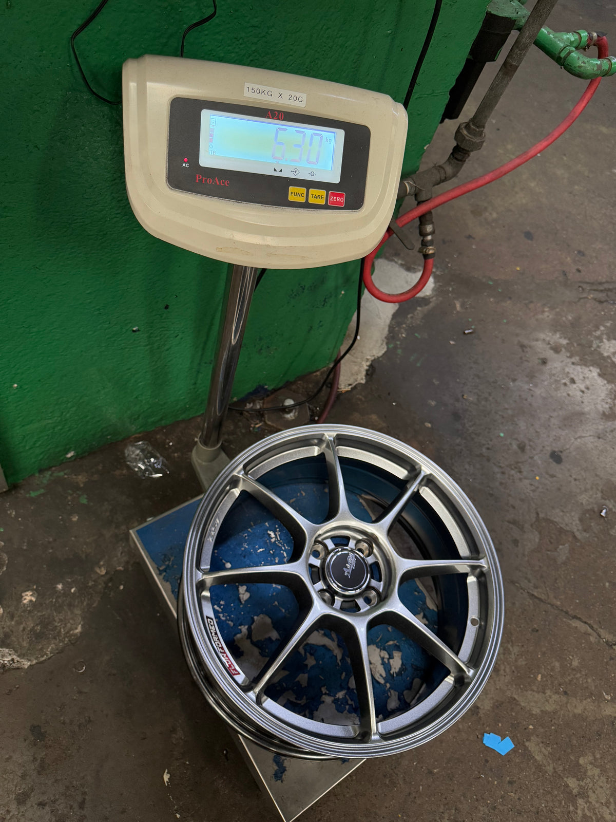 New 17X7 ET40 Advanti Blizzard Rim (4 wheel) Hyper Dark 4X100