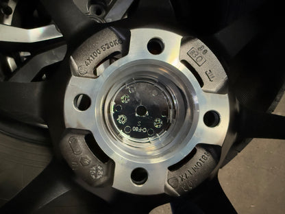 New 17X7 ET40 Advanti Blizzard Rim (4 wheel) Hyper Dark 4X100