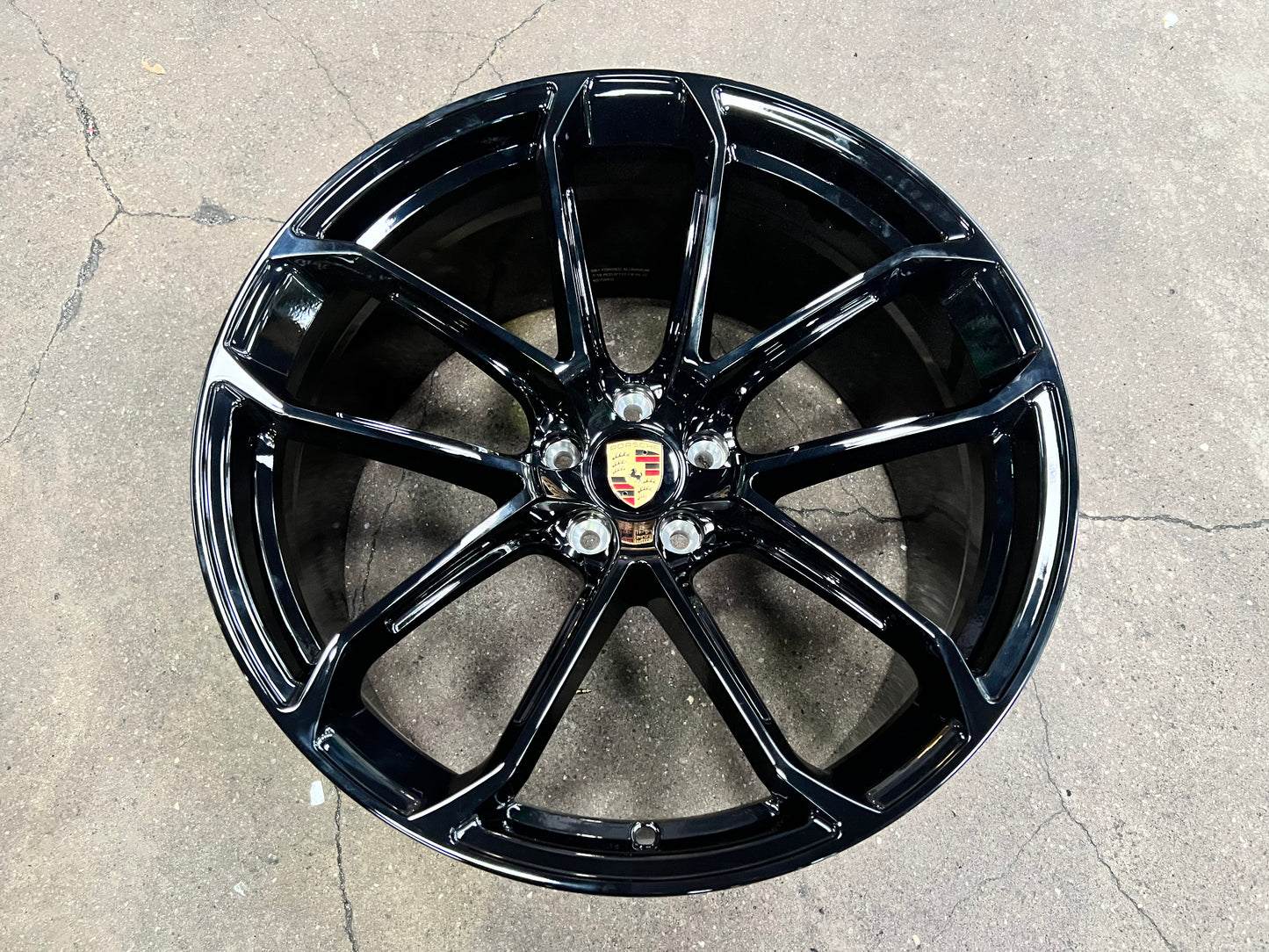 New 20x9 ET21 20x10.5 ET15 Overdrive Forged BF104 (4 wheel) 5x112 Black
