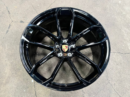 New 20x9 ET21 20x10.5 ET15 Overdrive Forged BF104 (4 wheel) 5x112 Black