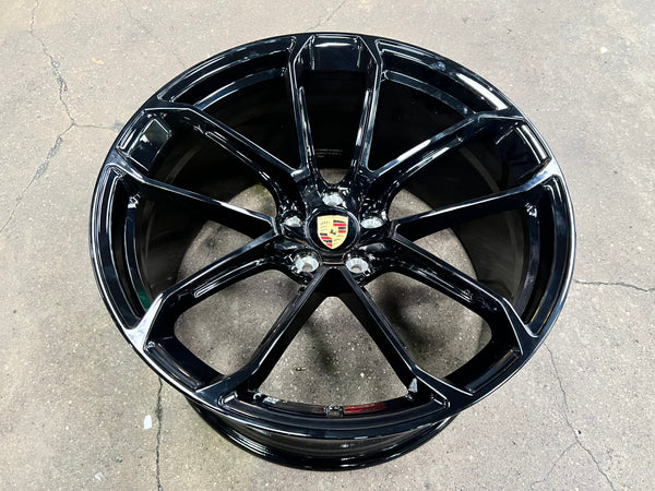 New 20x9 ET21 20x10.5 ET15 Overdrive Forged BF104 (4 wheel) 5x112 Black